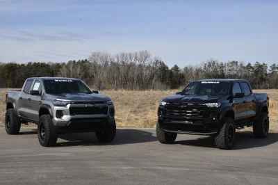 2026 WALDOCH CUSTOM CHEVY COLORADO MINI RAMPAGE DUAL IMAGES BLACK AND SILVER - 2026 CHEVY COLORADO RAMPAGE - Image 2 of 67