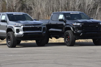 2026 WALDOCH CUSTOM CHEVY COLORADO MINI RAMPAGE DUAL IMAGES BLACK AND SILVER - 2026 CHEVY COLORADO RAMPAGE - Image 42 of 67