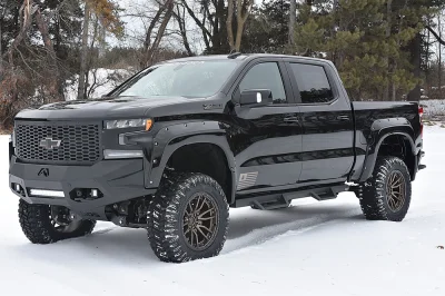 BLACK AND GOLD 1 - 2020 CHEVY SILVERADO 1500 LIFT - Image 7 of 18