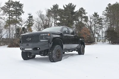 BLACK AND GOLD 1 - 2020 CHEVY SILVERADO 1500 LIFT - Image 8 of 18