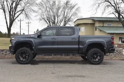 2022 CHEVY 1500 RAMPAGE EDITION BY WALDOCH CUSTOM LIFTED GM TRUCK SHADOW GREY - 2022 CHEVY SILVERADO 1500 LIFT - Image 23 of 48