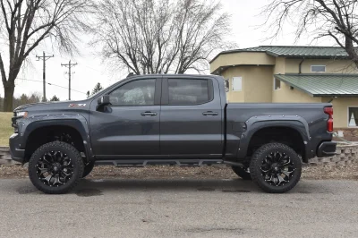 2022 CHEVY 1500 RAMPAGE EDITION BY WALDOCH CUSTOM LIFTED GM TRUCK SHADOW GREY - 2022 CHEVY SILVERADO 1500 LIFT - Image 9 of 48