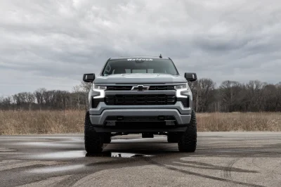 CHEV 1500 CUSTOM TRUCK 6" LIFT 35" TIRES WITH 22" WHEELS LIFT PACKAGE BY WALDOCH WITH FACTORY WARRANTY - 2025 CHEVY SILVERADO 1500 LIFT - Image 2 of 24