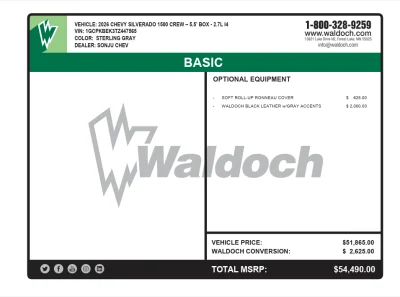 CUSTOM INTERIOR 2026 CHEVY SILVERADO 1500 BUILT BY WALDOCH THE BEST AROUND - 2026 CHEVY SILVERADO 1500 CUSTOM - Image 16 of 16