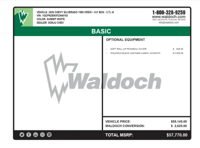 CUSTOM CHEVY SILVERADO 1500 WITH CUSTOM INTERIOR BUILT BY THE BEST BUILT BY WALDOCH - 2026 CHEVY SILVERADO 1500 CUSTOM - Image 16 of 16