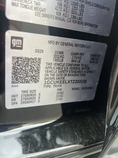 2026 CHEVY SILVERADO 1500 - LEVEL PACKAGE - BLACK (GBA) - 2026 CHEVY SILVERADO 1500 LEVEL - Image 21 of 21