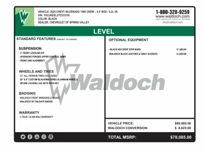 2026 CHEVY SILVERADO 1500 - LEVEL PACKAGE - BLACK (GBA) - 2026 CHEVY SILVERADO 1500 LEVEL - Image 22 of 22