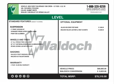 2026 CHEVY SILVERADO 1500  - LEVEL PACKAGE - SUMMIT WHITE (GAZ) - 2026 CHEVY SILVERADO 1500 LEVEL - Image 21 of 21
