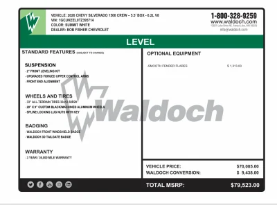 2026 CHEVY SILVERADO 1500 - LEVEL PACKAGE - SUMMIT WHITE (GAZ) - 2026 CHEVY SILVERADO 1500 LEVEL - Image 16 of 16