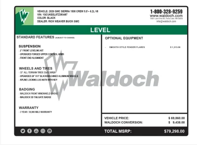 2026 CHEVY SILVERADO 1500 - LEVEL PACKAGE - BLACK (GBA) - 2026 CHEVY SILVERADO 1500 LEVEL - Image 16 of 16
