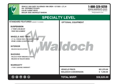 2026 CHEVY SILVERADO 1500 - LEVEL PACKAGE - SUMMIT WHITE (GAZ) - 2026 CHEVY SILVERADO 1500 LEVEL - Image 16 of 16