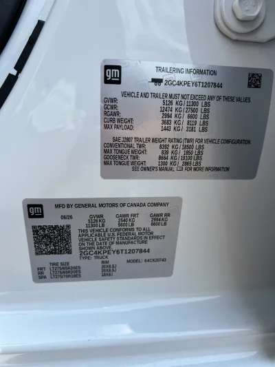 CUSTOM CHEVY 2500 WALDOCH BUILT M80X PACKAGE - 2026 CHEVY SILVERADO 2500 M80X - Image 15 of 16