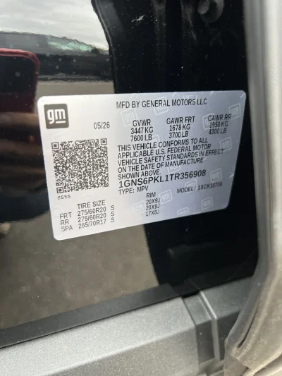 2026 CHEVY TAHOE 1500 Z71 - RAMPAGE PACKAGE -  BLACK (GBA) - 2026 CHEVY TAHOE RAMPAGE - Image 15 of 15