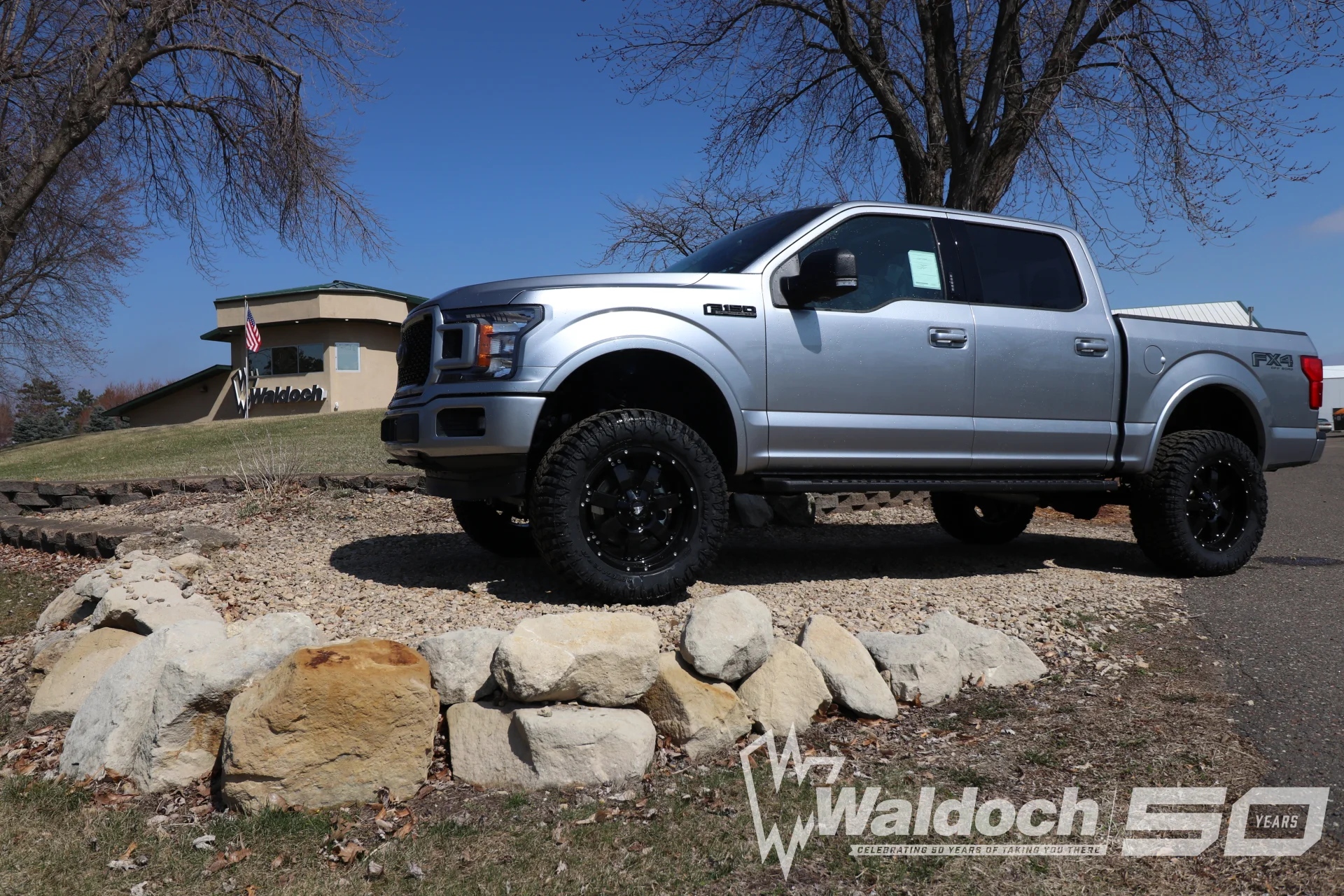 2020 FORD F-150 LIFT TRUCK BY WALDOCH - COLOR INGOT SILVER CUSTOM TRUCK - 2020 FORD F-150 LIFT