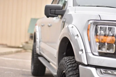 FORD F150 LIFT PACKAGE SILVER BUILT BY WALDOCH - CUSTOM TRUCK - 2021 FORD F-150 LIFT - Image 11 of 13