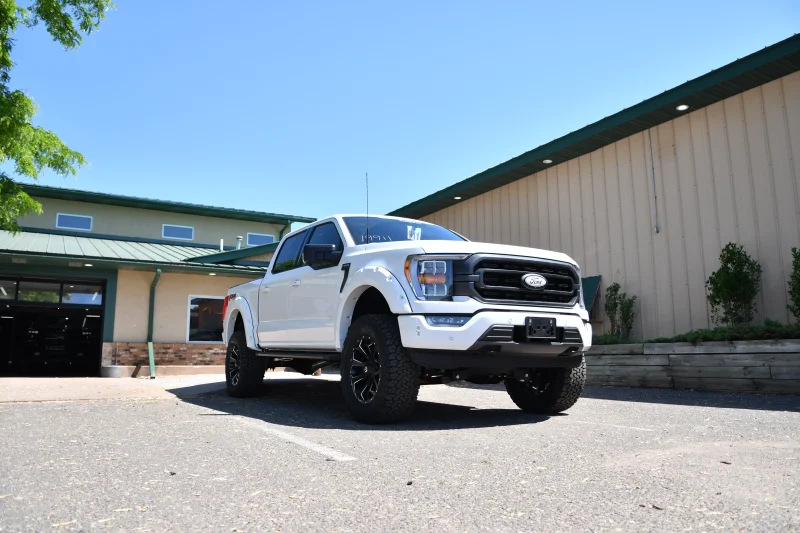2022 Ford F150 Custom LIFT Package By Waldoch - White by Waldoch Crafts