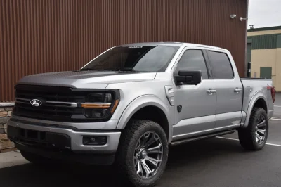 CUSTOM FORD F150 M80X BY WALDOCH SILVER CUSTOM 22" WHEELS WITH 35" TIRES - 2024 FORD F-150 M80X - Image 1 of 6