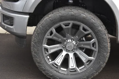 CUSTOM FORD F150 M80X BY WALDOCH SILVER CUSTOM 22" WHEELS WITH 35" TIRES - 2024 FORD F-150 M80X - Image 4 of 6