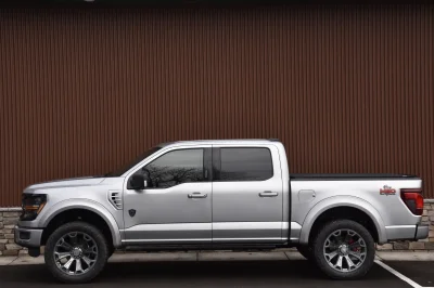 CUSTOM FORD F150 M80X BY WALDOCH SILVER CUSTOM 22" WHEELS WITH 35" TIRES - 2024 FORD F-150 M80X - Image 5 of 6