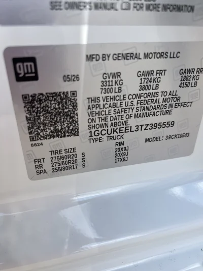 2026 FORD F150 XL - BASIC PACKAGE - OXFORD WHITE (YZ) - 2026 FORD F-150 CUSTOM - Image 21 of 21