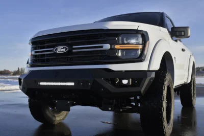 FORD F150 REG. CAB 5.0L WHITE TUXEDO TOP CUSTOM LIFTED TRUCK WALDOCH RAMPAGE EDITION - 2026 FORD F-150 RAMPAGE - Image 13 of 14