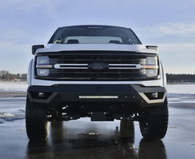 FORD F150 REG. CAB 5.0L WHITE TUXEDO TOP CUSTOM LIFTED TRUCK WALDOCH RAMPAGE EDITION - 2026 FORD F-150 RAMPAGE - Image 3 of 14