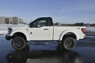 FORD F150 REG. CAB 5.0L WHITE TUXEDO TOP CUSTOM LIFTED TRUCK WALDOCH RAMPAGE EDITION - 2026 FORD F-150 RAMPAGE - Image 9 of 14