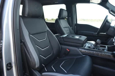 2026 CUSTOM LOWERED F150 REDLINE EDITION BY WALDOCH 22" WHEELS AND LEATHER INTERIOR - 2026 FORD F-150 REDLINE - Image 4 of 18
