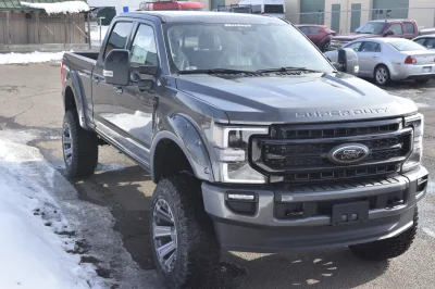 2021 FORD F250 LIFT PACKAGE - CREW CAB SHORT BOX - CARBONIZED GREY - CUSTOM SUPER DUTY - 2021 FORD F-250 LIFT - Image 2 of 9