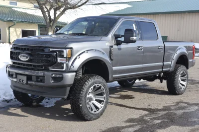 2021 FORD F250 LIFT PACKAGE - CREW CAB SHORT BOX - CARBONIZED GREY - CUSTOM SUPER DUTY - 2021 FORD F-250 LIFT - Image 1 of 9