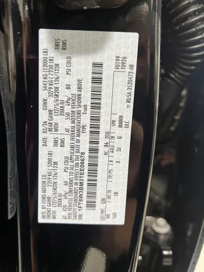 2026 FORD F250 LARIAT - M80X  PACKAGE - AGATE BLACK (UM) - 2026 FORD F-250 M80X - Image 15 of 15