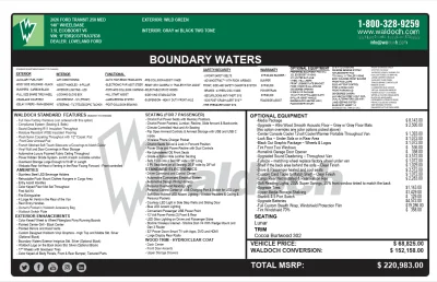 CUSTOM FORD TRANSIT BOUNDARY WATERS PACKAGE BUILT BY WALDOCH - 2026 FORD TRANSIT 250 BOUNDARY WATERS - Image 16 of 16
