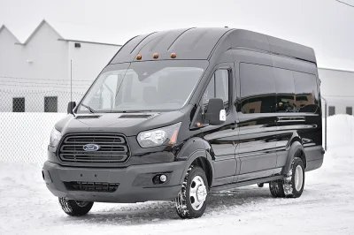 SHADOW BLACK 7 - 2019 FORD TRANSIT LIMO - Image 1 of 17