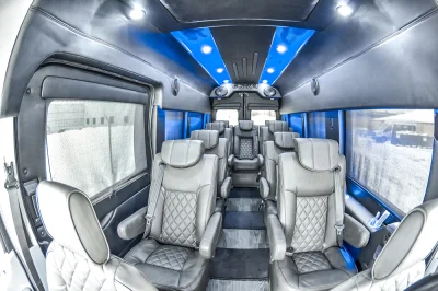 SHADOW BLACK 7 - 2019 FORD TRANSIT LIMO - Image 14 of 17