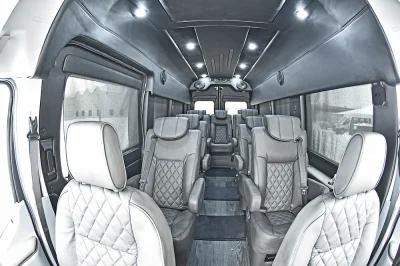 SHADOW BLACK 7 - 2019 FORD TRANSIT LIMO - Image 15 of 17