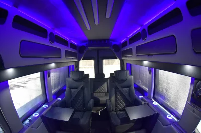 SHADOW BLACK 10 - 2019 FORD TRANSIT LIMO - Image 12 of 15