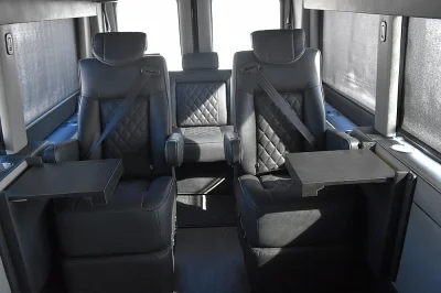 SHADOW BLACK 10 - 2019 FORD TRANSIT LIMO - Image 9 of 15