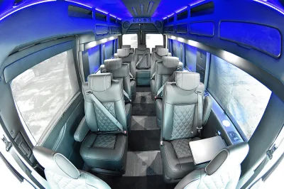 SHADOW BLACK 8 - 2019 FORD TRANSIT LIMO - Image 17 of 18