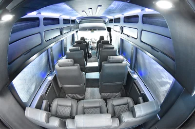 SHADOW BLACK 8 - 2019 FORD TRANSIT LIMO - Image 18 of 18