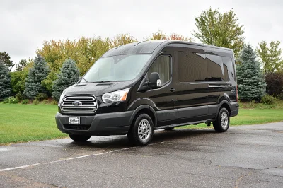 SHADOW BLACK 4 - 2019 FORD TRANSIT LIMO - Image 1 of 19
