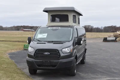 CUSTOM FORD TRANSIT 148 LOW ROOF RV WITH A QUIGLEY 4X4 CONVERSION GREAT CAMPER THAT CAN GO ANYWHERE BY WALDOCH - 2020 FORD TRANSIT CAMPER - Image 30 of 33