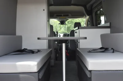CUSTOM RV CAMPER ON FORD TRANSIT 148 MEDIUM ROOF CONVERSION TRAVEL VAN WALDOCH - 2020 FORD TRANSIT CAMPER - Image 4 of 31