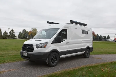 CUSTOM RV CAMPER TRAVEL VAN 5 PASSENGER BIKE HAULER OUTBACK MOUNTAIN VANS BY WALDOCH - 2020 FORD TRANSIT CUSTOM - Image 2 of 20