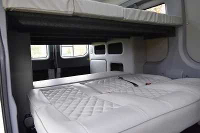 CUSTOM RV CAMPER TRAVEL VAN 5 PASSENGER BIKE HAULER OUTBACK MOUNTAIN VANS BY WALDOCH - 2020 FORD TRANSIT CUSTOM - Image 17 of 20