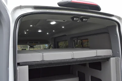 CUSTOM RV CAMPER TRAVEL VAN 5 PASSENGER BIKE HAULER OUTBACK MOUNTAIN VANS BY WALDOCH - 2020 FORD TRANSIT CUSTOM - Image 8 of 20