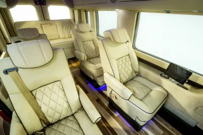 2015 CUSTOM BUILD FORD SEMA BUILD 50” BIG SCREEN TV 148 MEDIUM ROOF TRANSIT WALDOCH CONVERSION VAN - 2020 FORD TRANSIT GALAXY - Image 14 of 17