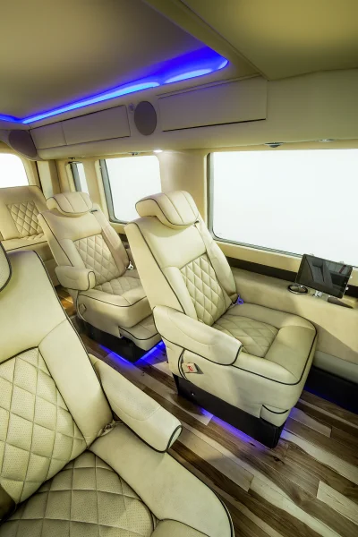 2015 CUSTOM BUILD FORD SEMA BUILD 50” BIG SCREEN TV 148 MEDIUM ROOF TRANSIT WALDOCH CONVERSION VAN - 2020 FORD TRANSIT GALAXY - Image 15 of 17