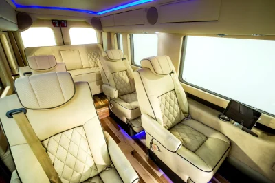 2015 CUSTOM BUILD FORD SEMA BUILD 50” BIG SCREEN TV 148 MEDIUM ROOF TRANSIT WALDOCH CONVERSION VAN - 2020 FORD TRANSIT GALAXY - Image 17 of 17