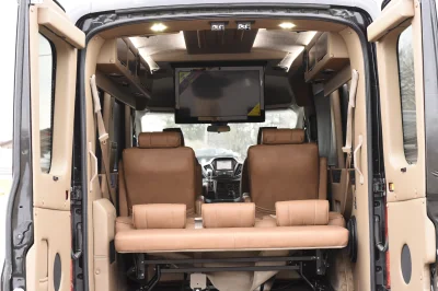 9 PASSENGER VAN LUXURY TRAVEL CONVERSION VANS ONLY WAY TO TRAVEL BY WALDOCH BEST VAN IN THE INDUSTRIES - 2020 FORD TRANSIT GALAXY - Image 8 of 20