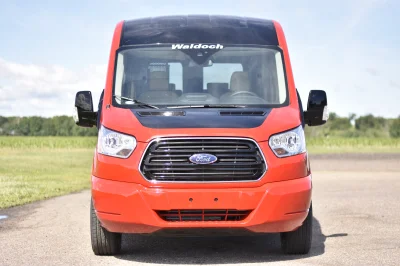 FORD TRANSIT 130 MEDIUM ROOF RED TRANSIT GALAXY VANS - CONVERSION VAN PERSONAL USE MOBILITY - 2020 FORD TRANSIT GALAXY - Image 3 of 29